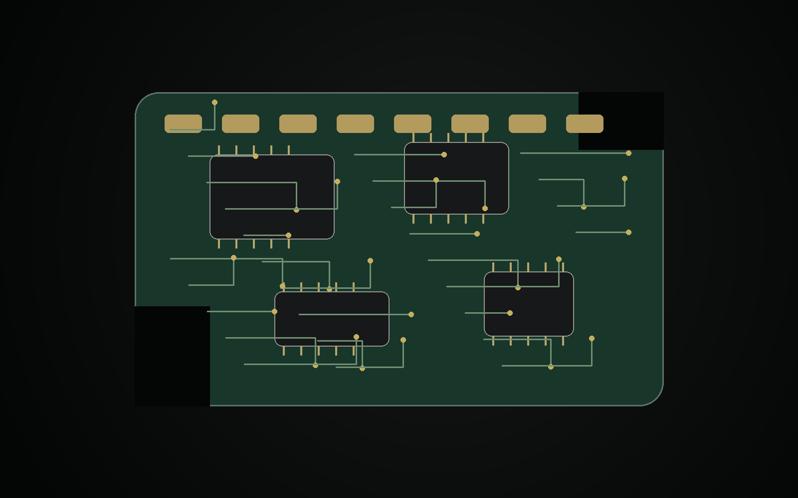 Illustrazione editoriale temporanea della motherboard
